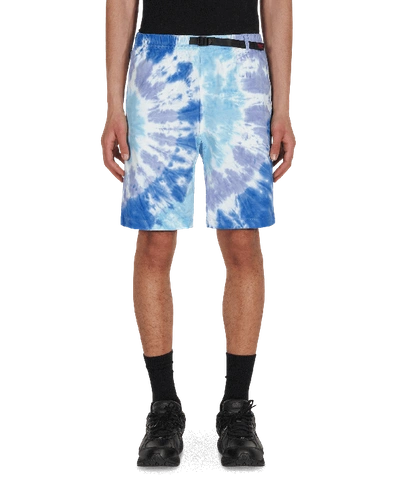 Shop Gramicci Tie Dye G Shorts In Blue Psychedelic