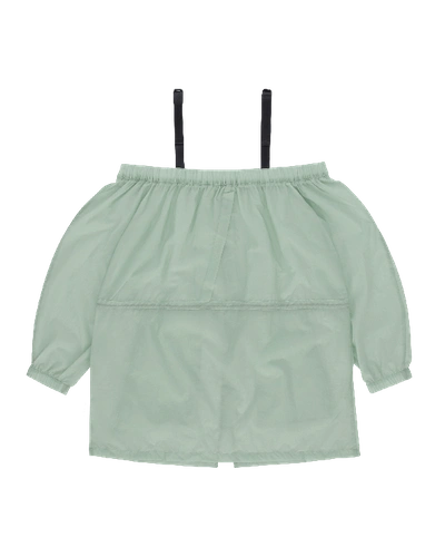 Nike Jordan Utility Off-shoulder Jacket In Pistachio Frost