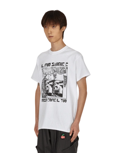 Slam Jam Brain Dead Charity T-shirt In White