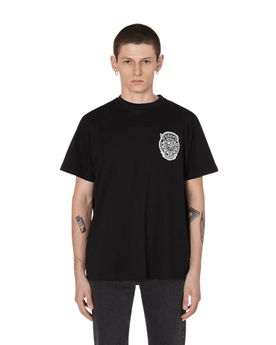 Shop Slam Jam Cccp Fedeli Alla Linea Logo T-shirt In Black