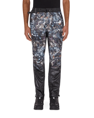 Shop And Wander Stone Printed Ripstop Pants In Black