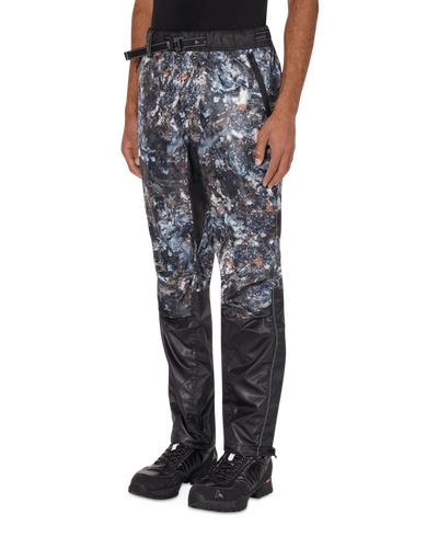 And Wander Stone Printed Ripstop Pants In Black