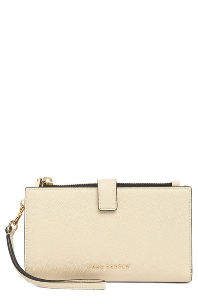 Shop Marc Jacobs Brb Phone Wristlet In Marshmallow