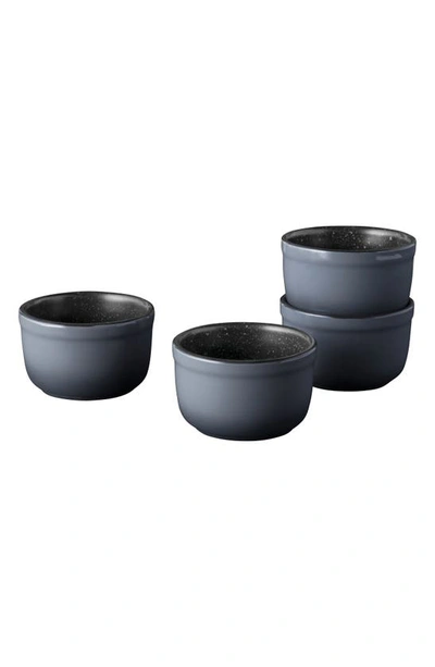 Berghoff Gem 3.5" Stoneware Ramekin Set In Grey