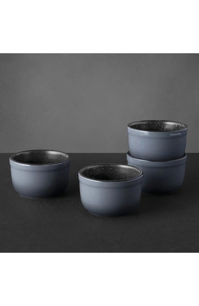 Berghoff Gem 3.5" Stoneware Ramekin Set In Grey