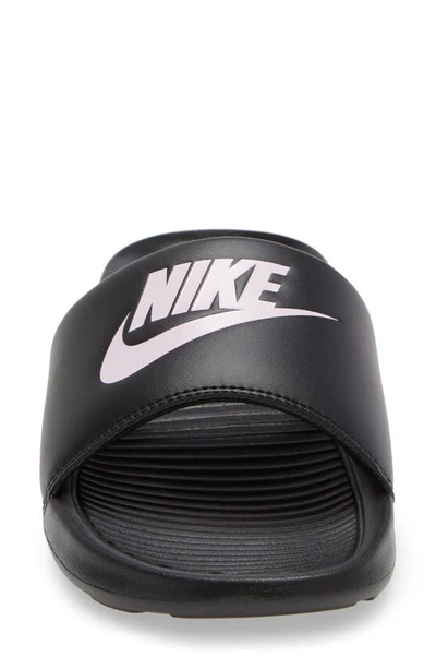 Shop Nike Victori Slide Sandal In Black/ Arctic Pink/ Black