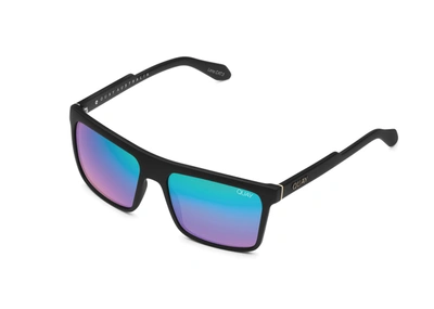 Shop Quay Let It Run In Matte Black,smoke Polarized