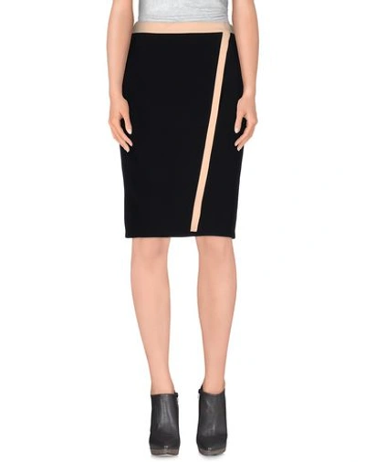 Blumarine Knee Length Skirt In Black
