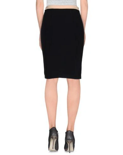 Shop Blumarine Knee Length Skirt In Black