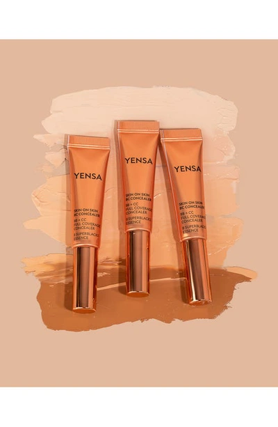 Yensa Skin On Skin Bb + Cc Full Coverage Hyaluronic Serum Concealer In Light Medium