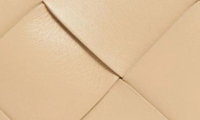Shop Bottega Veneta Large Intrecciato Leather Crossbody Bag In 9776 Porridge-gold