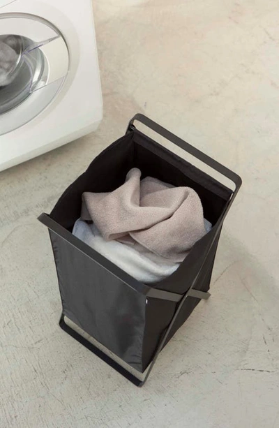 Yamazaki Tower Laundry Hamper In Black