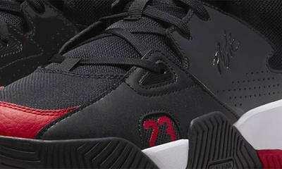 Shop Jordan Stay Loyal 2 Sneaker In Black/ White/ University Red