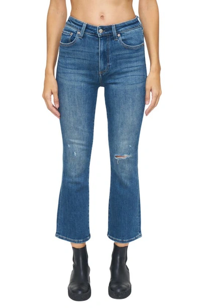 Shop Pistola Lennon High Waist Ankle Bootcut Jeans In Plaza Distressed