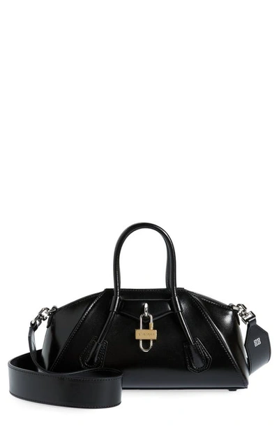 Shop Givenchy Mini Antigona Stretch Handbag In Black