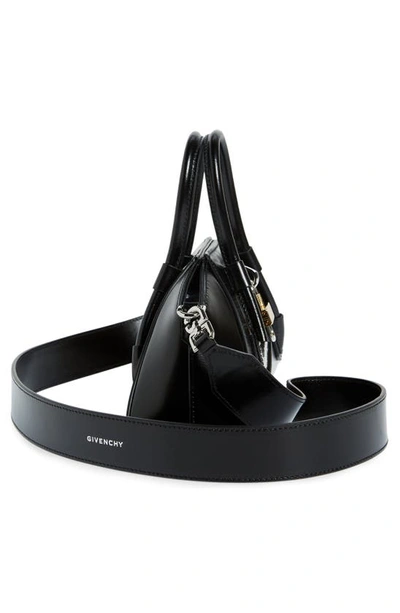 Shop Givenchy Mini Antigona Stretch Handbag In Black