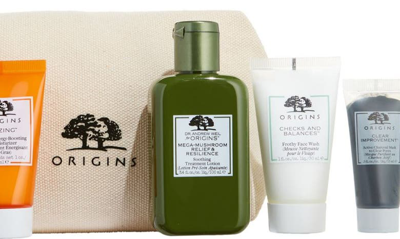 Shop Origins Best-sellers 6-piece Travel Size Cleansing & Moisturizing Set $73 Value