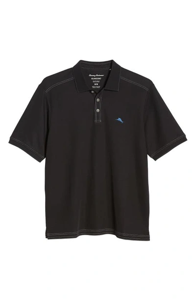 Tommy Bahama Emfielder 2.0 Islandzone Performance Polo In Black