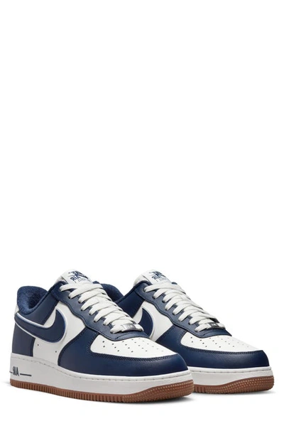 nike air force 1'07 LV8 midnight navy/white