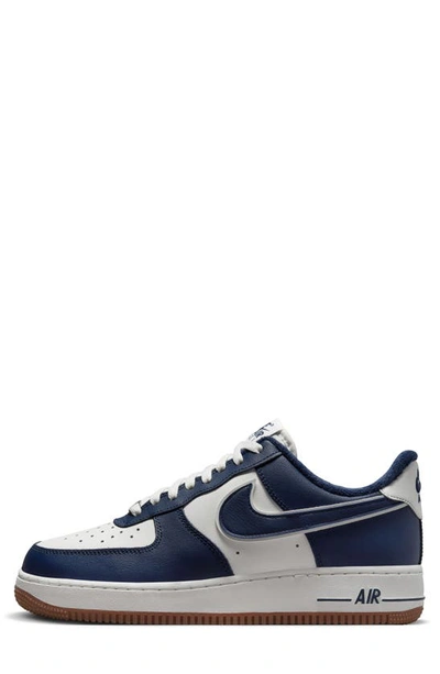 Shop Nike Air Force 1 '07 Lv8 Sneaker In Sail/ Midnight Navy