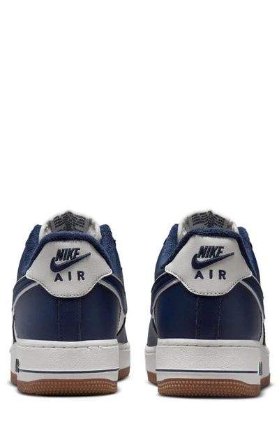 Shop Nike Air Force 1 '07 Lv8 Sneaker In Sail/ Midnight Navy