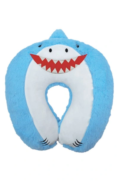 Shop Iscream Shark Neck Pillow In Blue