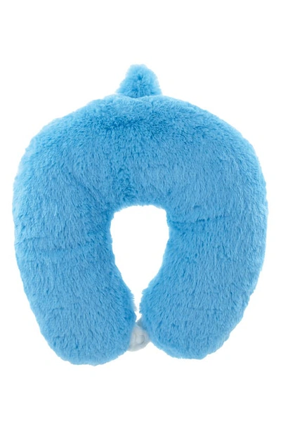 Shop Iscream Shark Neck Pillow In Blue