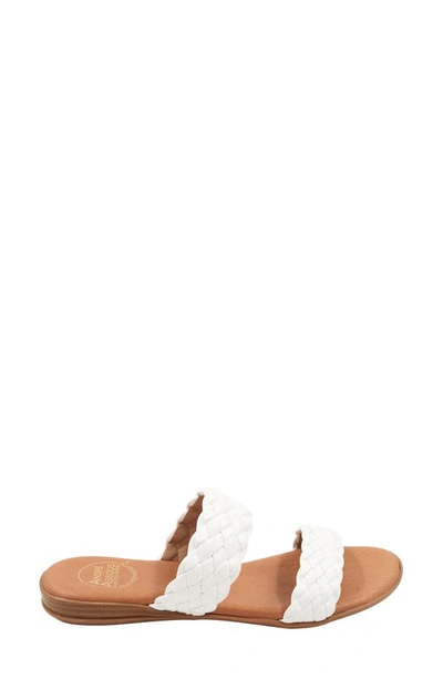 Shop Andre Assous André Assous Naria Slide Sandal In White