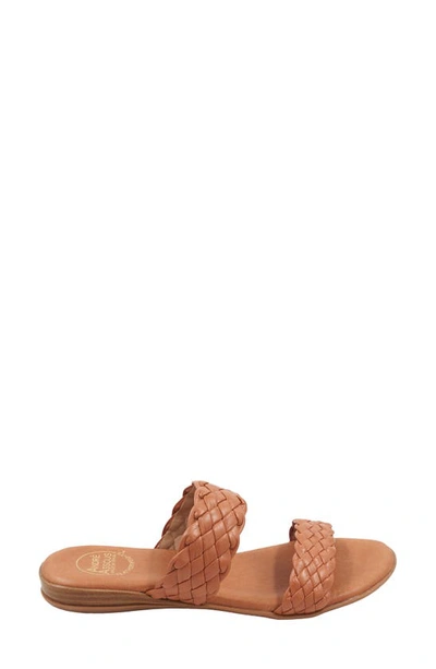 Shop Andre Assous Naria Slide Sandal In Cuero