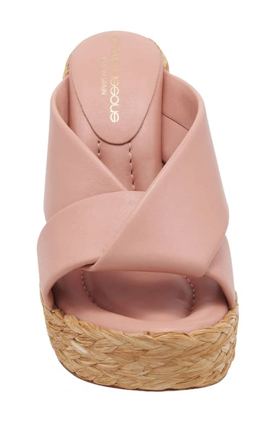 Shop Andre Assous Opal Platform Wedge Sandal In Rose