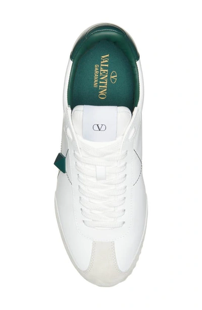 Shop Valentino Retrorunner Sneaker In Q1x White/ Black