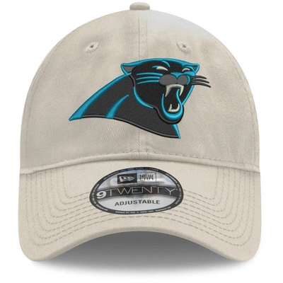 Shop New Era Khaki Carolina Panthers Playmaker 9twenty Adjustable Hat