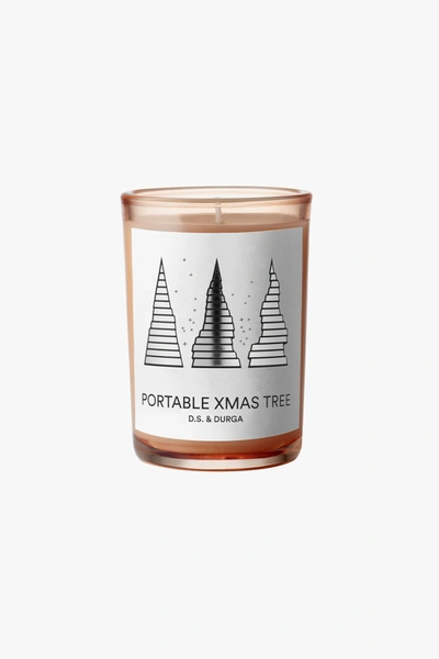 Shop Jonathan Simkhai Portable Xmas Tree Candle In Rose Metallic