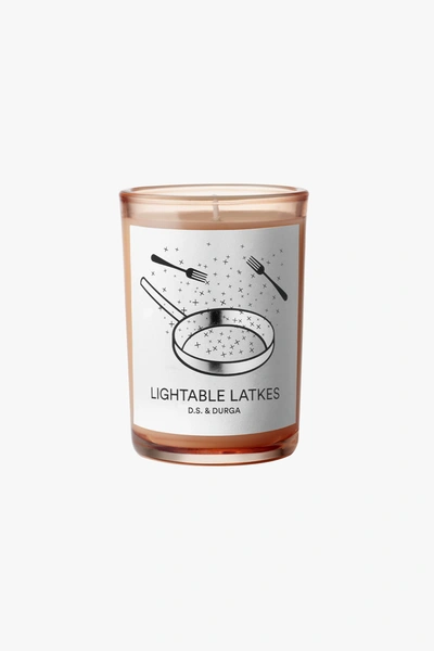 Shop Jonathan Simkhai Lightable Latkes Candle In Rose Metallic