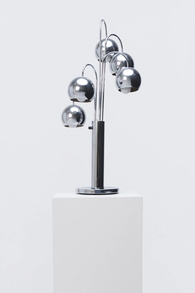 Shop Jonathan Simkhai Multi-bulb Lamp In Silver