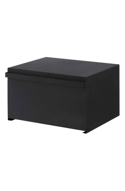 Shop Yamazaki Steel Bread Box In Black