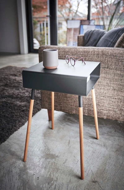 Yamazaki Tall Storage Table In Black