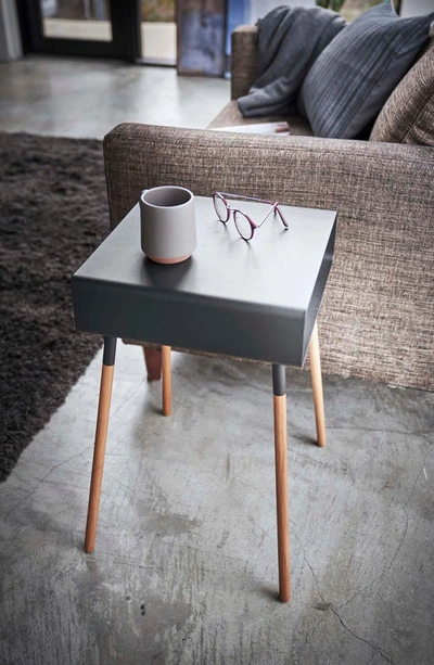 Yamazaki Tall Storage Table In Black