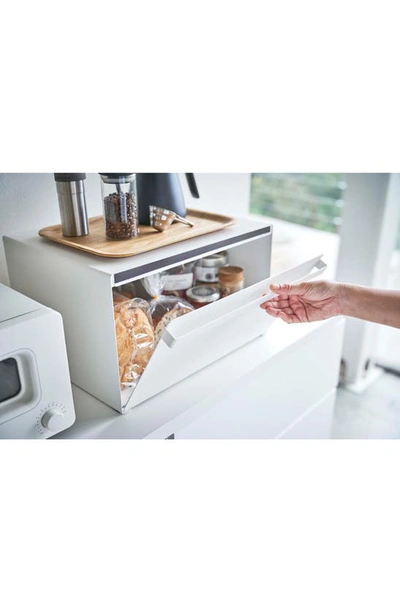 Shop Yamazaki Steel Bread Box In White