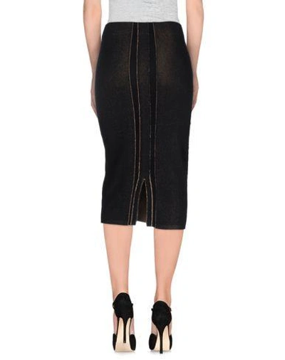Shop Dagmar 3/4 Length Skirts In Black