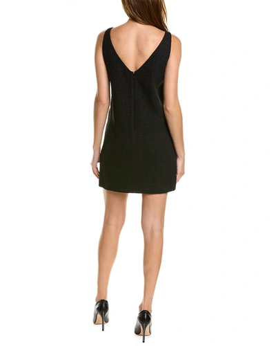 Shop Rebecca Taylor Winter Tweed Shift Dress In Black