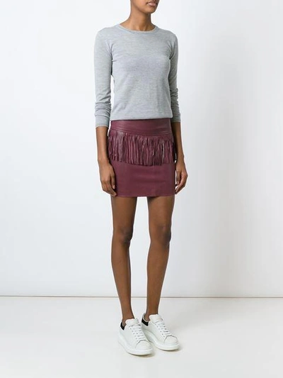 Shop Iro Fringed Mini Skirt