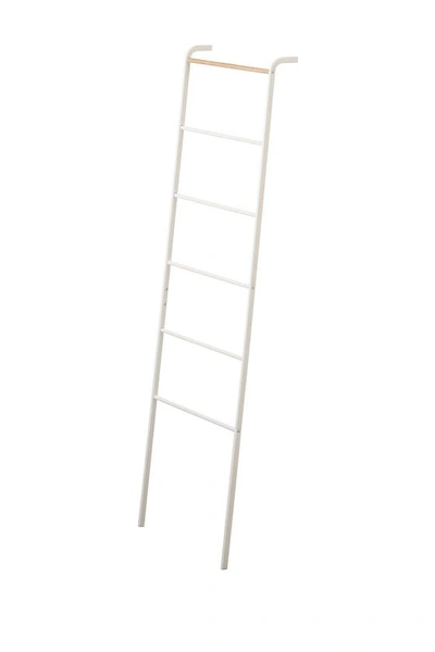 Shop Yamazaki Leaning Ladder Rack Hanger In White