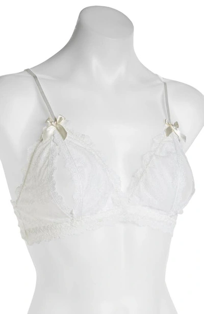 Hanky Panky Open Seam Bralette In Ivory