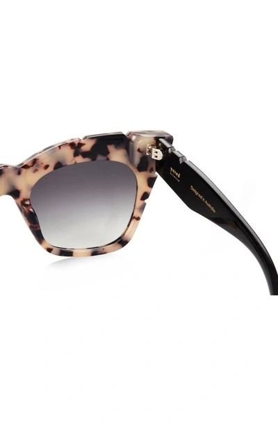 Shop Pared Kohl & Kaftan 51.5mm Gradient Cat Eye Sunglasses In Cookies