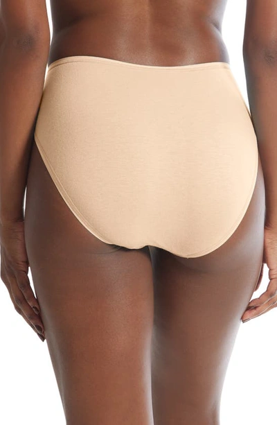 Hanky Panky Supima Cotton Hi-cut Brief In Chai