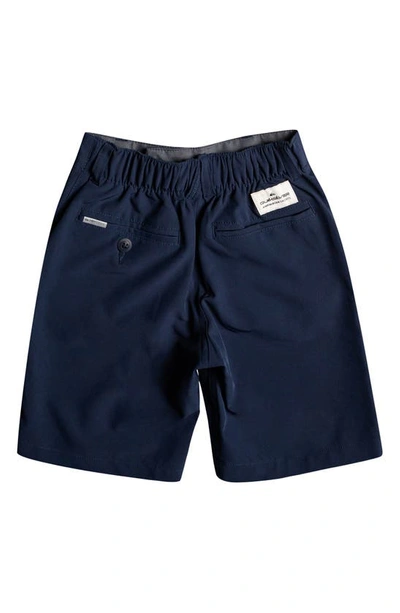 Shop Quiksilver Kids' Oceanmade Union Amphibian Shorts In Navy Blazer