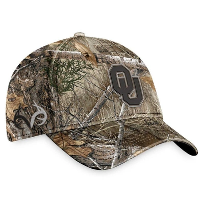 Shop Top Of The World Realtree Camo Oklahoma Sooners Crusade Adventure Flex Hat