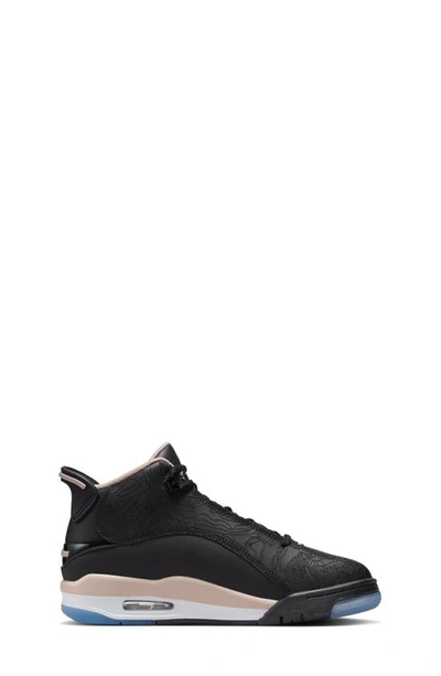 Shop Nike Air Jordan Dub Zero Sneaker In Black/ Fossil Stone/ White