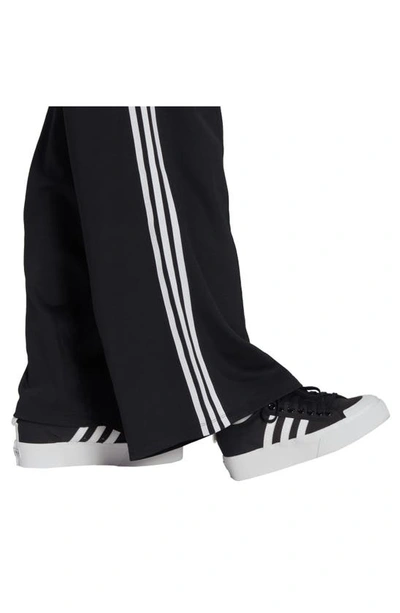 Shop Adidas Originals Relaxed Wide Leg Sweatpants In Black